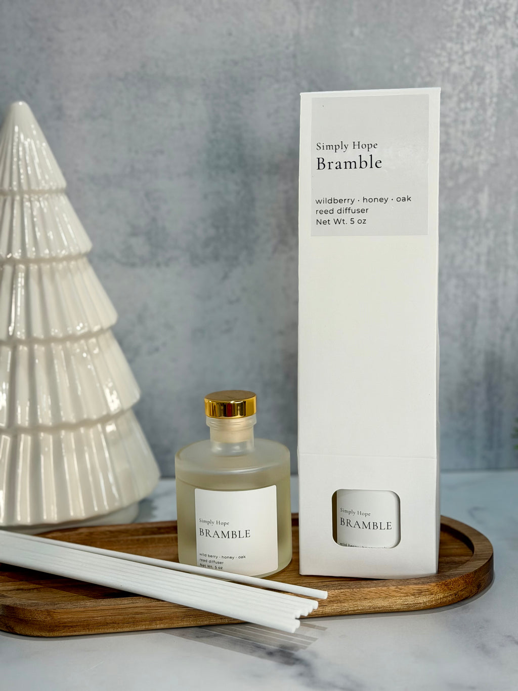 Bramble Reed Diffuser (wild berry + honey + oak)