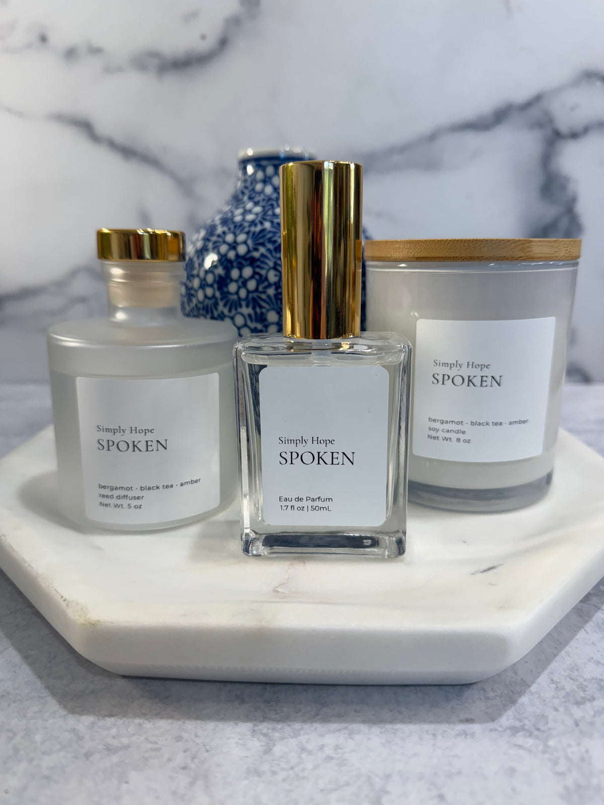 Spoken Eau de Parfum | Bergamot, Black Tea & Amber Perfume | Sophisticated Unisex Fragrance | 1.7 oz