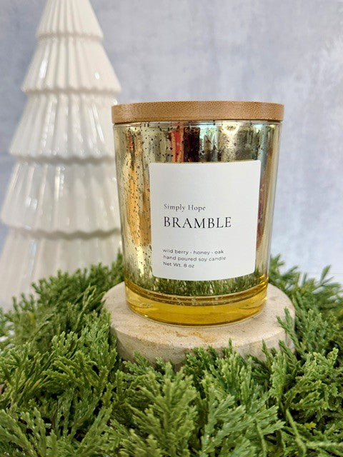 Bramble Candle (wild berry + honey + oak)