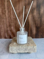 Cove Reed Diffuser | Salted Caramel & Oud | Luxury Home Fragrance | Flameless Reed Diffuser | Long Lasting Room Scent | Coastal Fall Decor