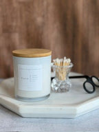 Cove Soy Candle | Salted Caramel & Oud | Warm Coastal Scent | Hand Poured Candle | Cozy Home Decor