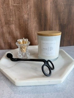Cove Soy Candle | Salted Caramel & Oud | Warm Coastal Scent | Hand Poured Candle | Cozy Home Decor