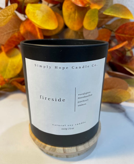 Fireside (eucalyptus + marshmallow + patchouli + embers)