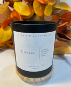Fireside (eucalyptus + marshmallow + patchouli + embers)