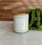 Halo | Peach Blossom Soy Candle | Luxury Floral Candle | Clean Burning Natural Soy Wax Candle | Handmade Home Fragrance Gift for Her