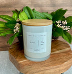 Halo | Peach Blossom Soy Candle | Luxury Floral Candle | Clean Burning Natural Soy Wax Candle | Handmade Home Fragrance Gift for Her