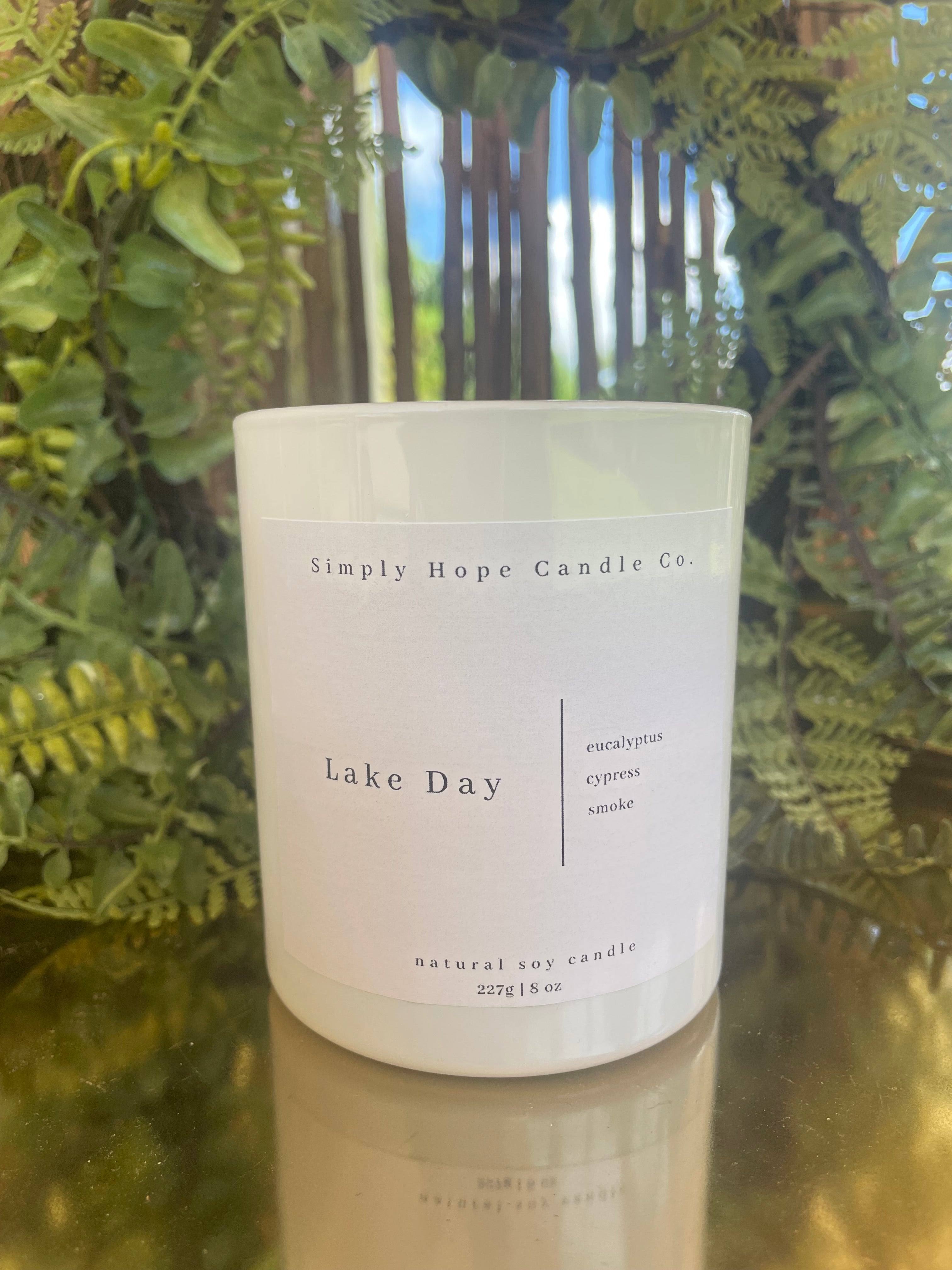 Lake Day (eucalyptus + cypress + smoke)