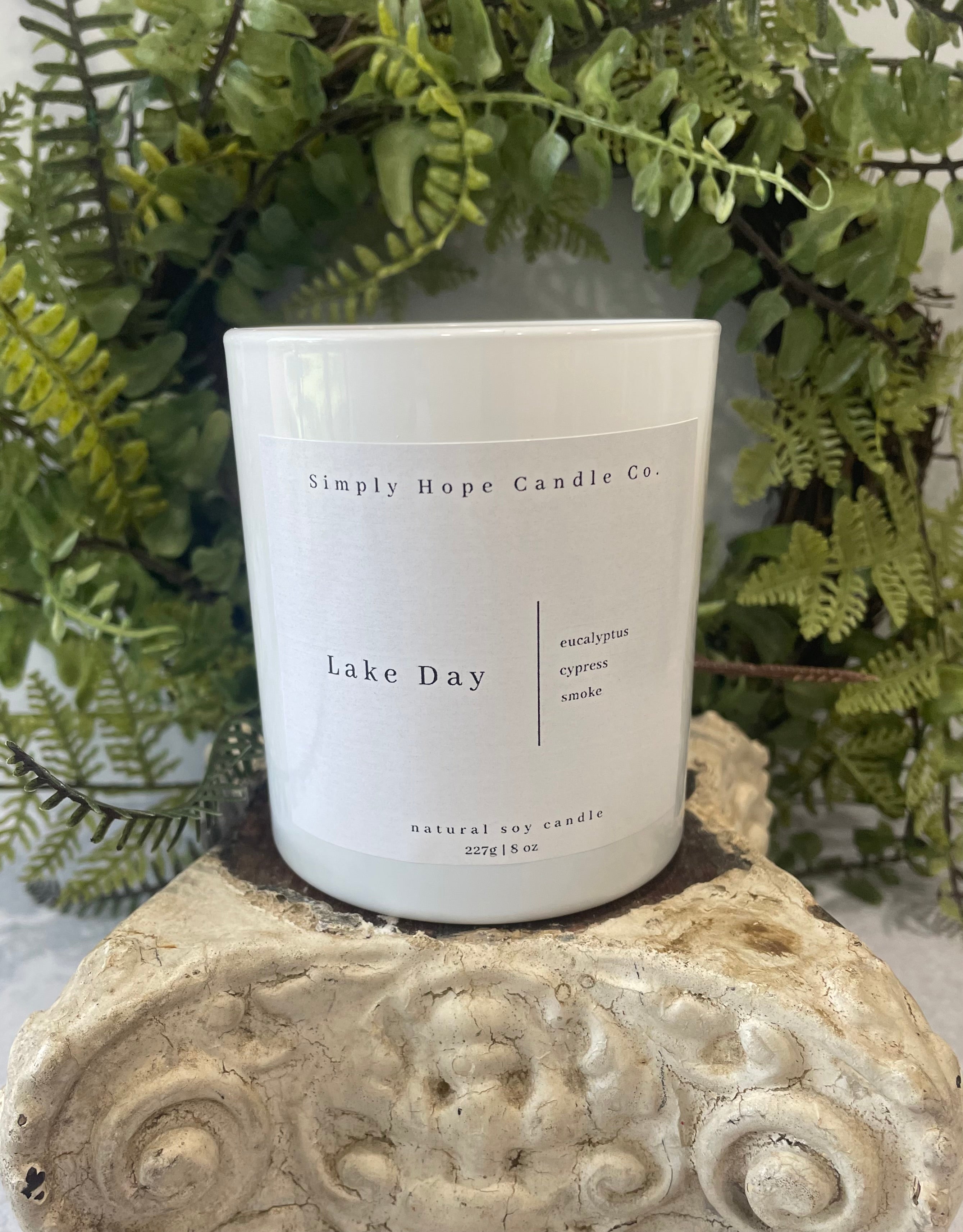 Lake Day (eucalyptus + cypress + smoke)