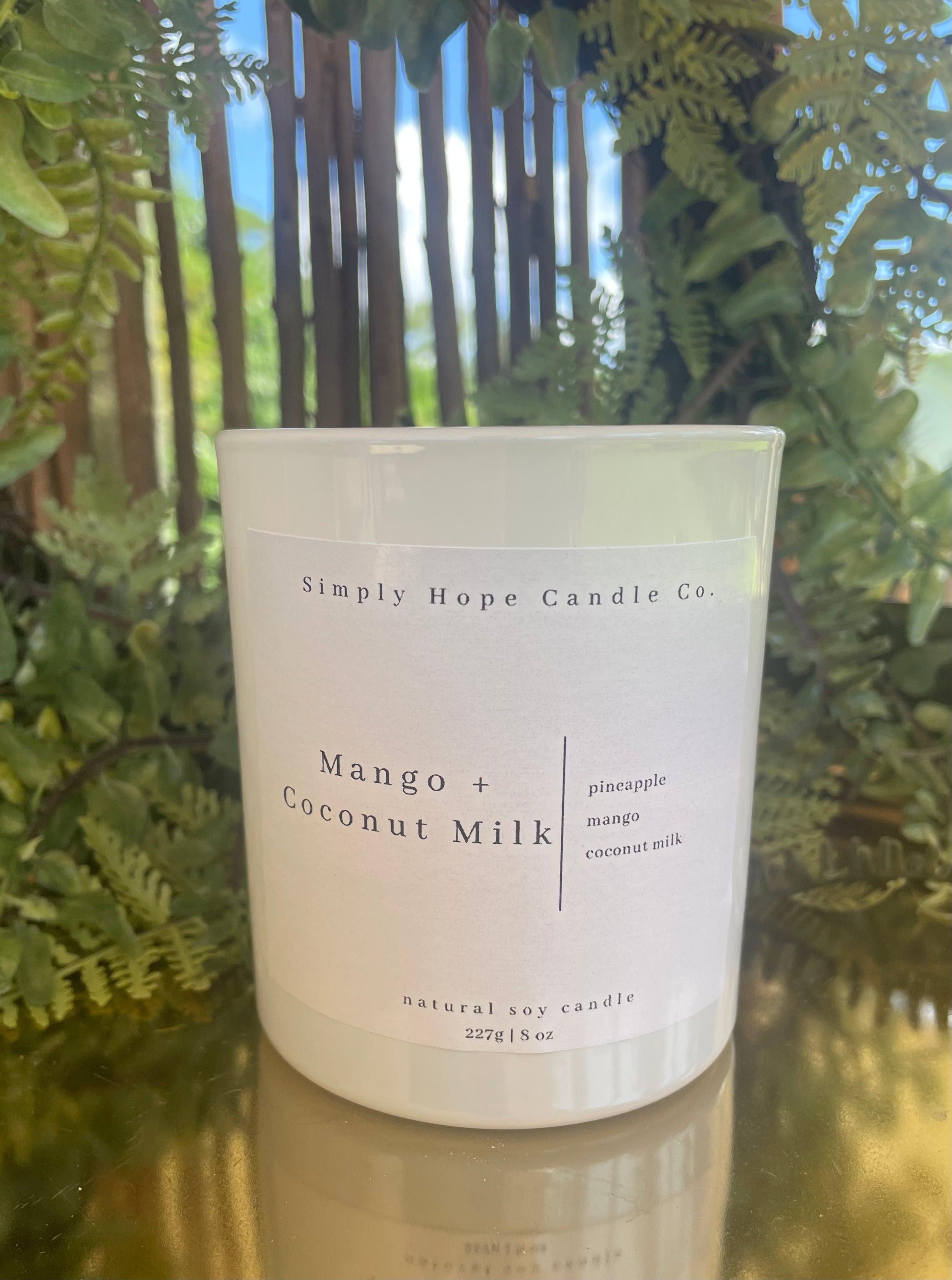 Mango + Coconut Milk (pineapple + mango + coconut milk)