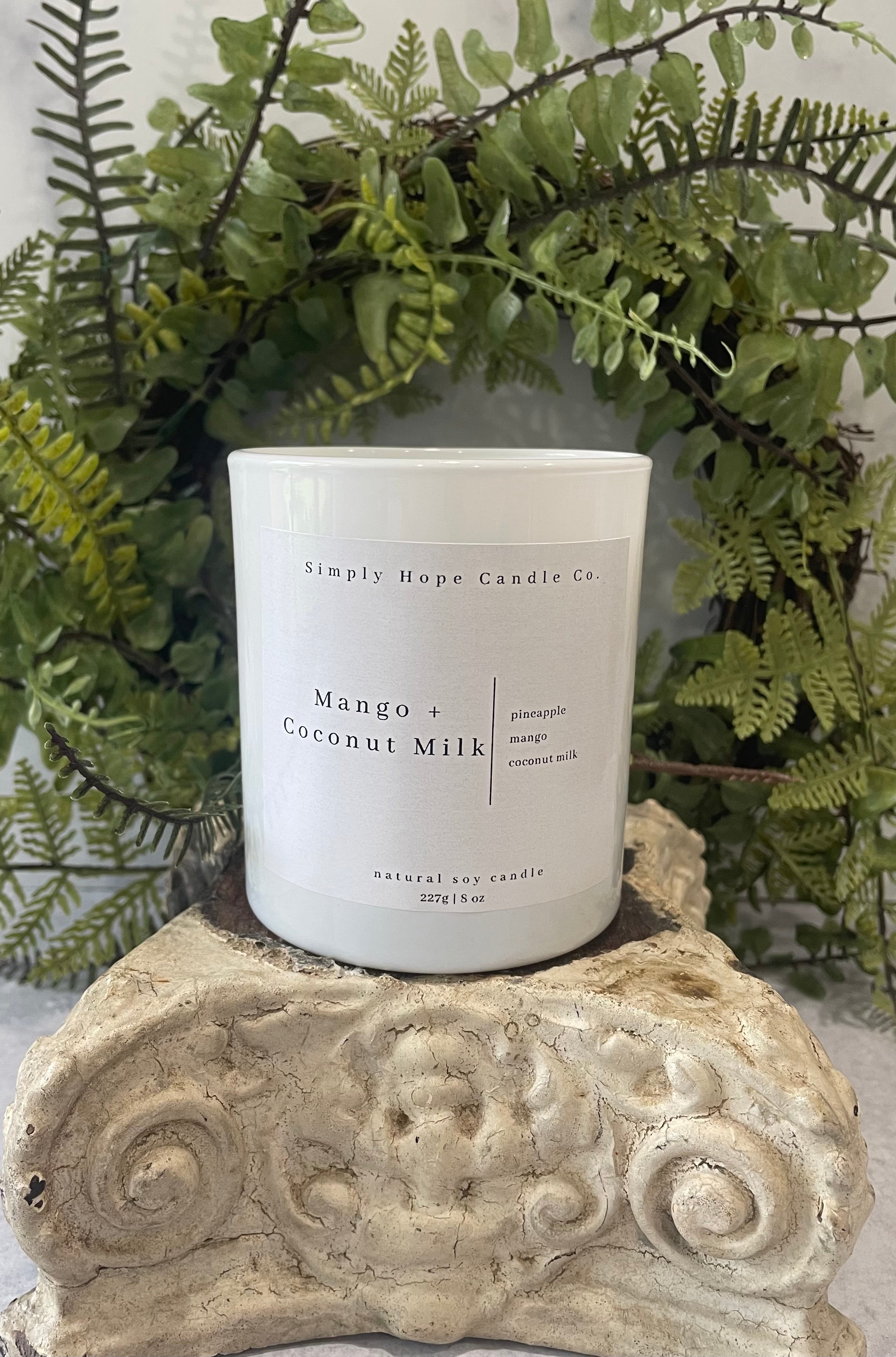 Mango + Coconut Milk (pineapple + mango + coconut milk)