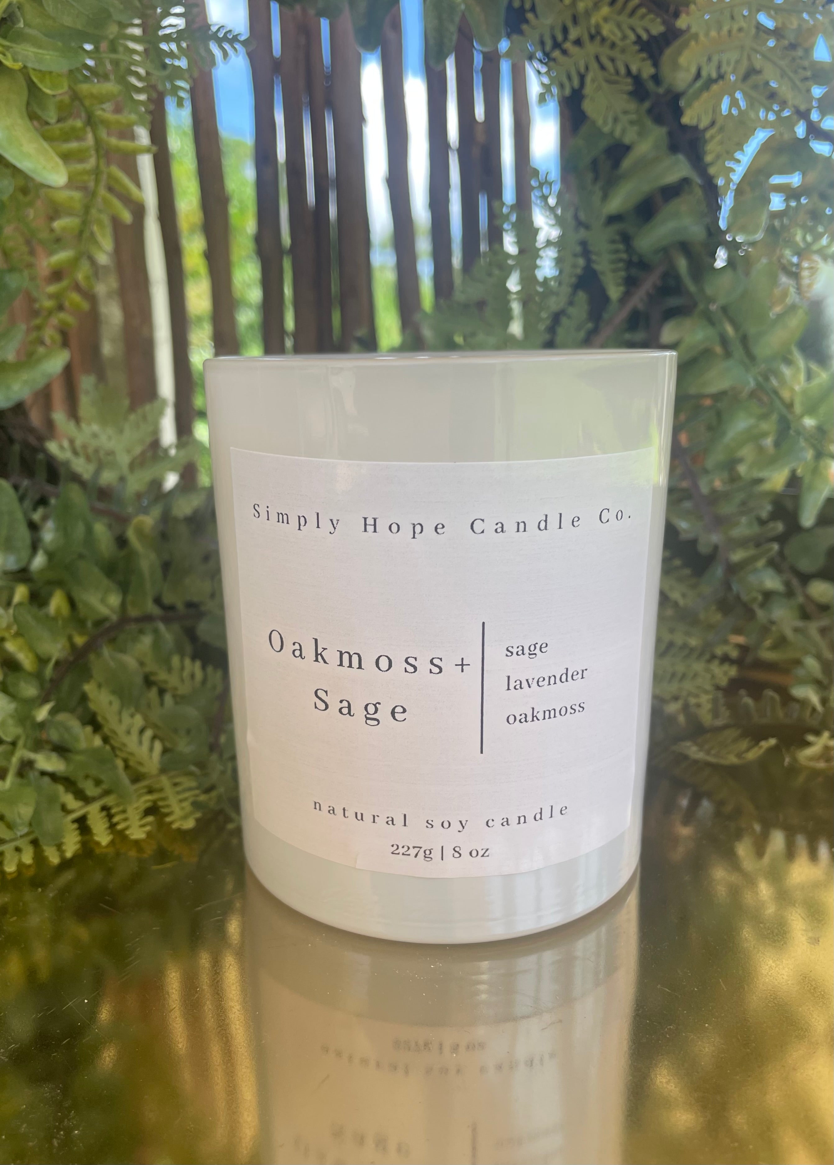 Oakmoss + Sage (sage + lavender + oakmoss)