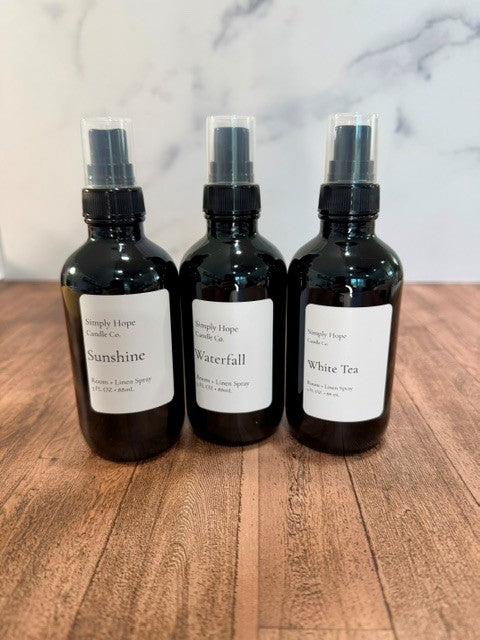 Waterfall Room + Linen Spray | Fresh Aquatic Home Fragrance