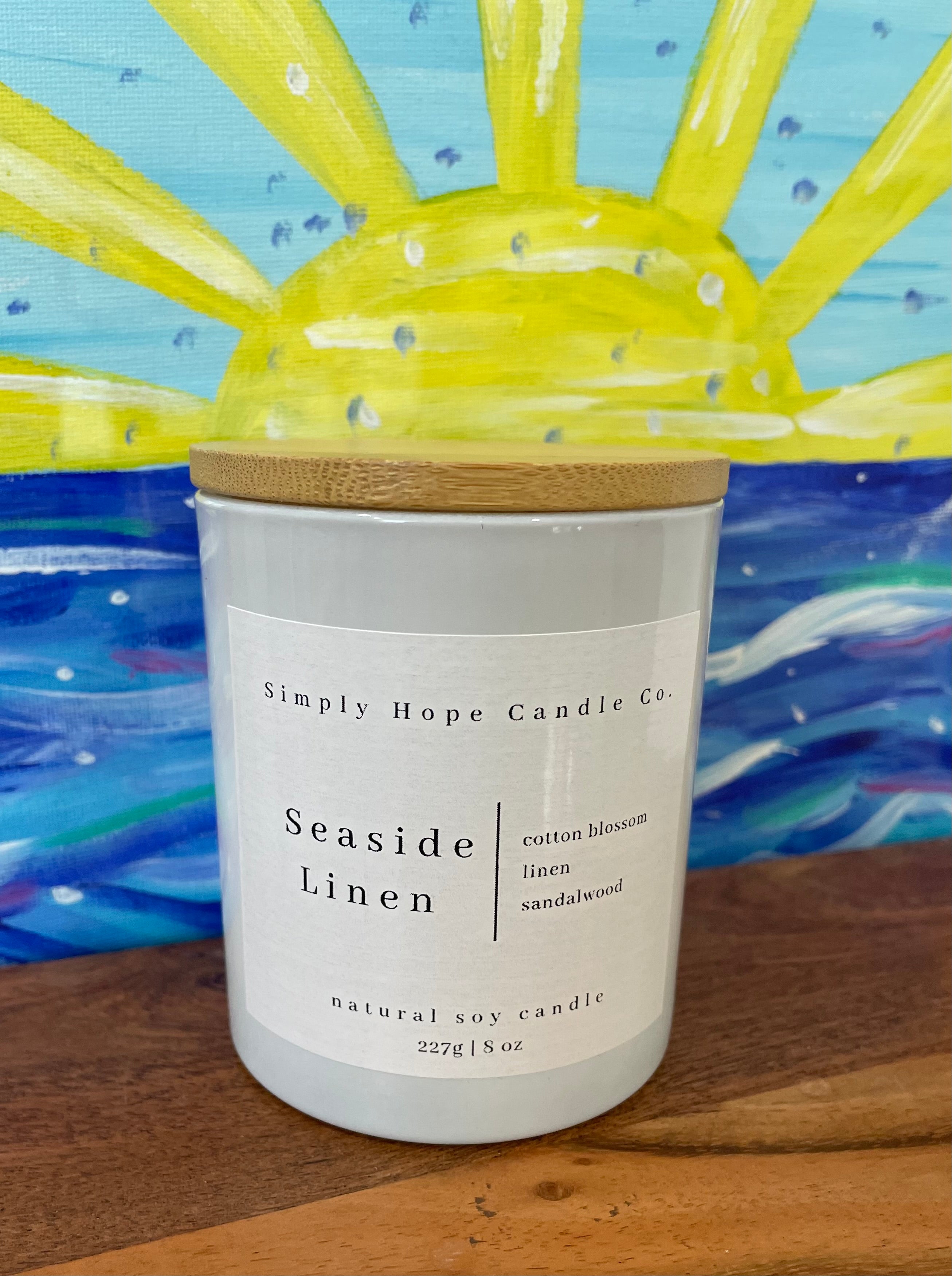 Seaside Linen (cotton blossom + linen + sandalwood)