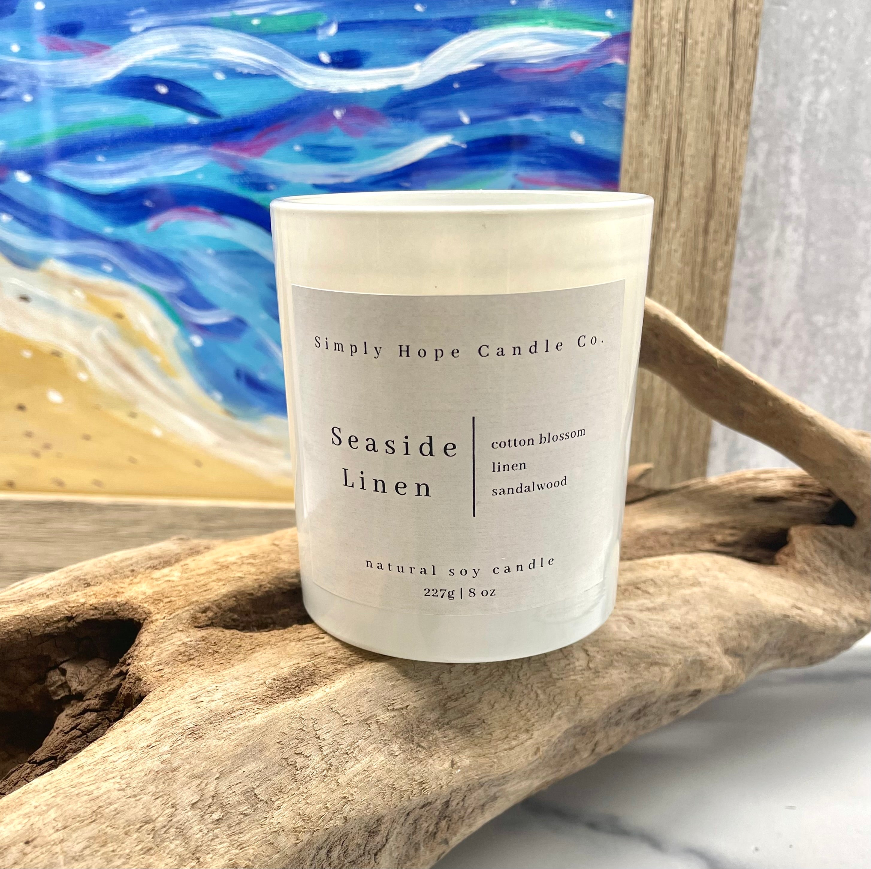 Seaside Linen (cotton blossom + linen + sandalwood)