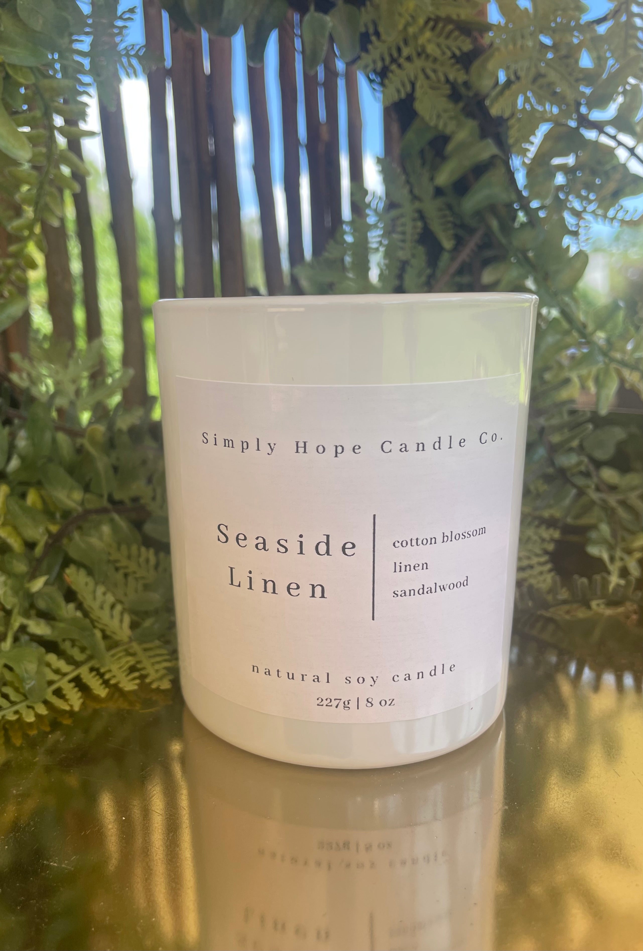 Seaside Linen (cotton blossom + linen + sandalwood)