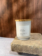 Season Soy Candle | Bergamot, Violet & Cedarwood Candle | Warm Sophisticated Home Fragrance | 8 oz
