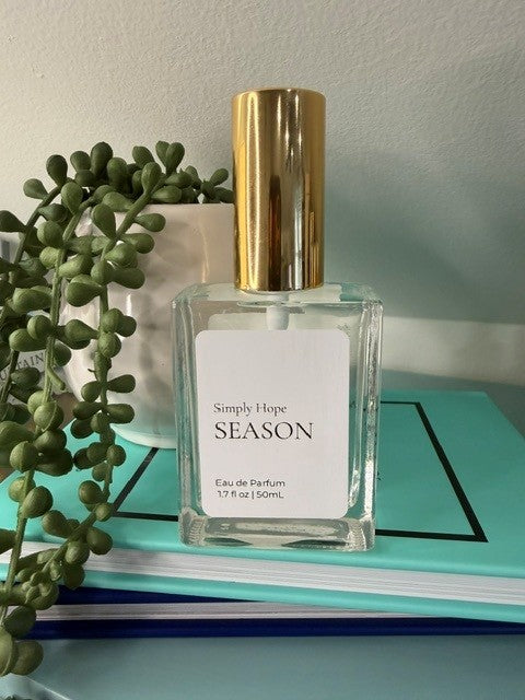 Season Eau de Parfum | Bergamot, Violet & Cedarwood Perfume | Warm Sophisticated Fragrance | 1.7 oz