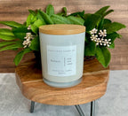Solace Natural Soy Wax Candle | Fresh Floral Home Fragrance, Earth Spice Cotton