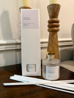 Spoken Reed Diffuser | Bergamot, Black Tea & Amber | Luxury Home Fragrance | Flameless Scent | 5 oz