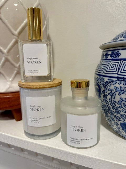Spoken Eau de Parfum | Bergamot, Black Tea & Amber Perfume | Sophisticated Unisex Fragrance | 1.7 oz