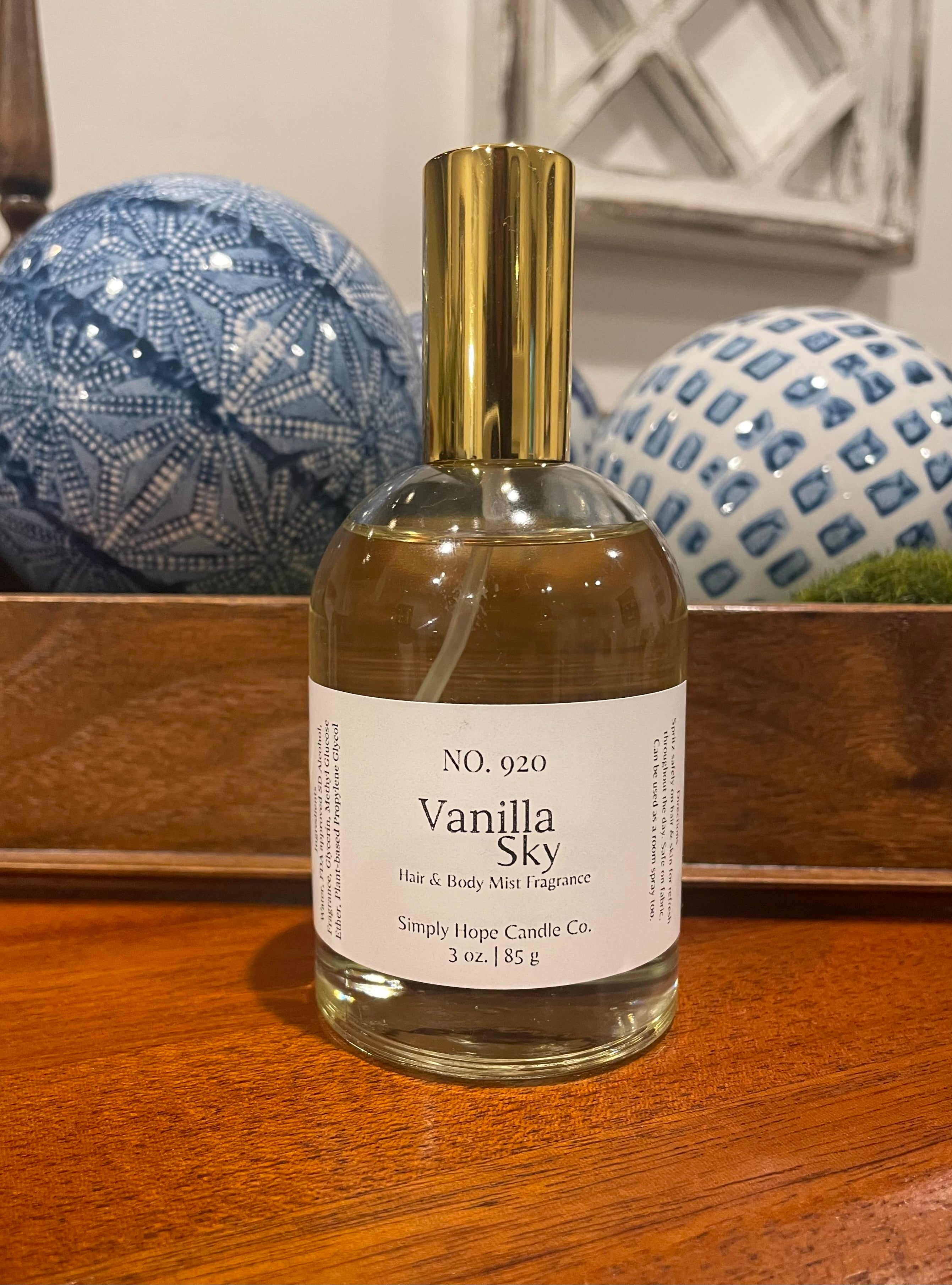 Vanilla Sky 3 oz. (earth + floral + gourmand)