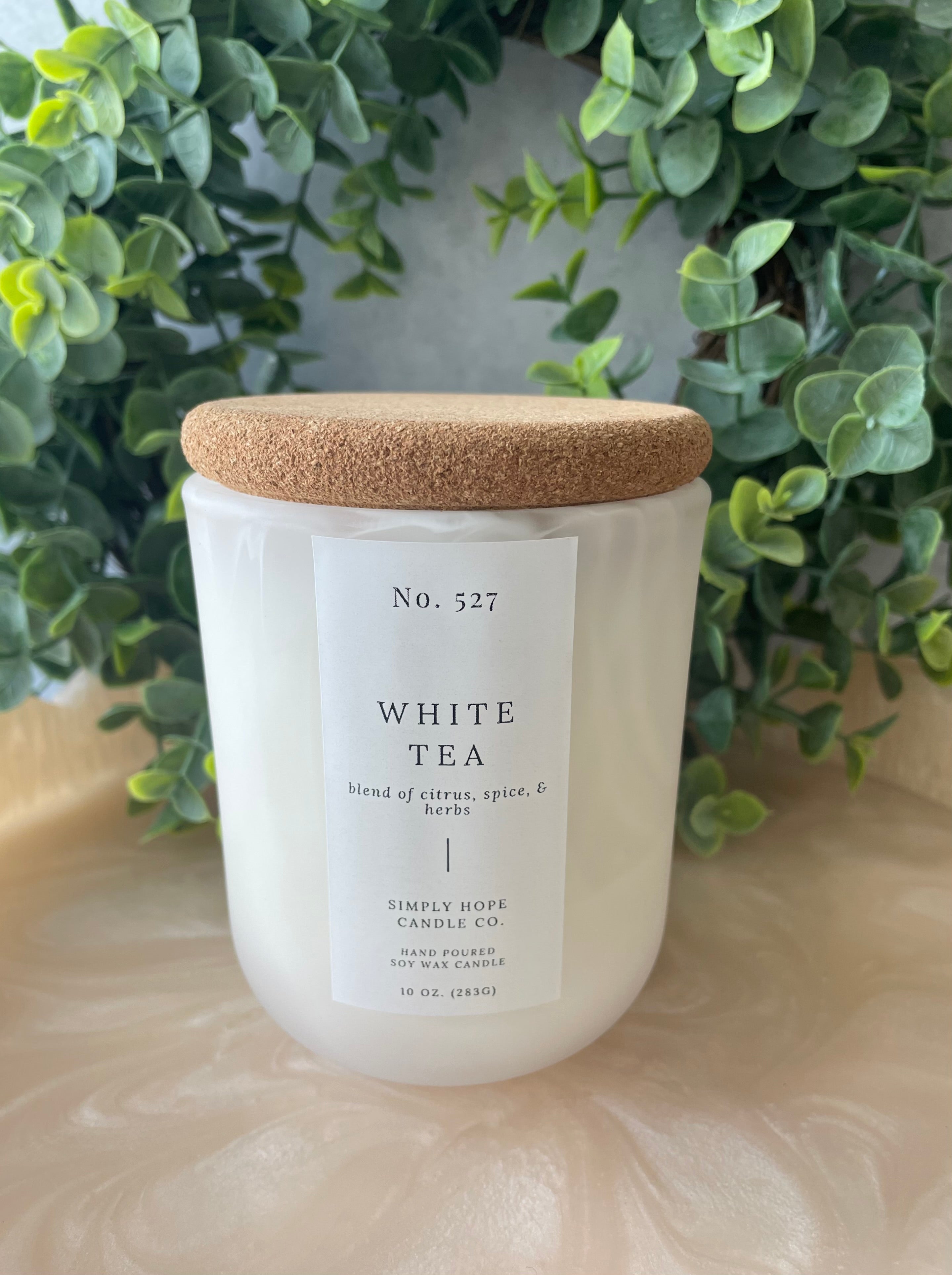 White Tea 10oz. (citrus + spice + herbs)