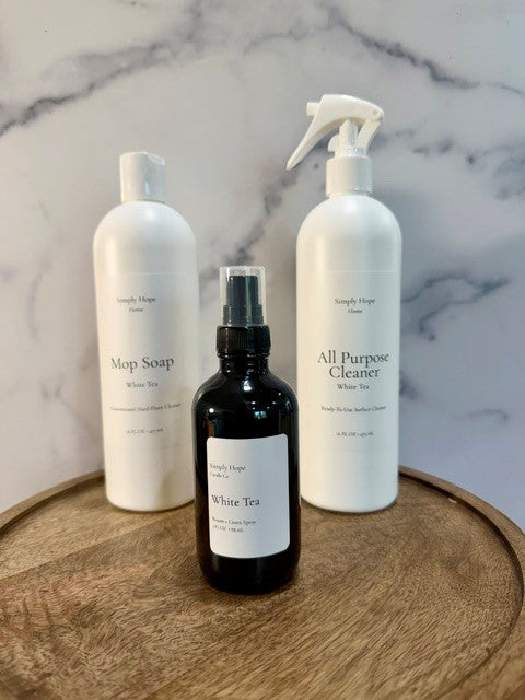 White Tea Room + Linen Spray | Luxury Home Fragrance